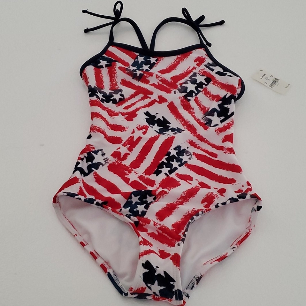 Girls American One piece Swimsuit